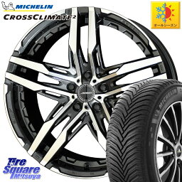 ミシュラン CROSSCLIMATE2 クロスクライメイト2 オールシーズンタイヤ 107H XL VOL 正規 235/60R18 KYOHO 【欠品次回6月中旬】SHALLEN RG ホイール 18インチ 18 X 8.0J(M14B) +45 5穴 114.3 ソルテラ