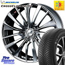 ミシュラン CROSSCLIMATE2 SUV クロスクライメイト2 SUV オールシーズンタイヤ 103H XL VOL 正規 235/50R19 WEDS 36376 レオニス VT ウェッズ Leonis ホイール 19インチ 19 X 8.0J 35 5穴 114.3 NX