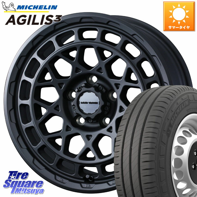 WEDS MUDVANCE X TYPE M ホイール 16インチ 16 X 7.0J +35 5穴 114.3 ミシュラン アジリス3 AGILIS3 正規品 サマータイヤ 215/65R16 109*107
