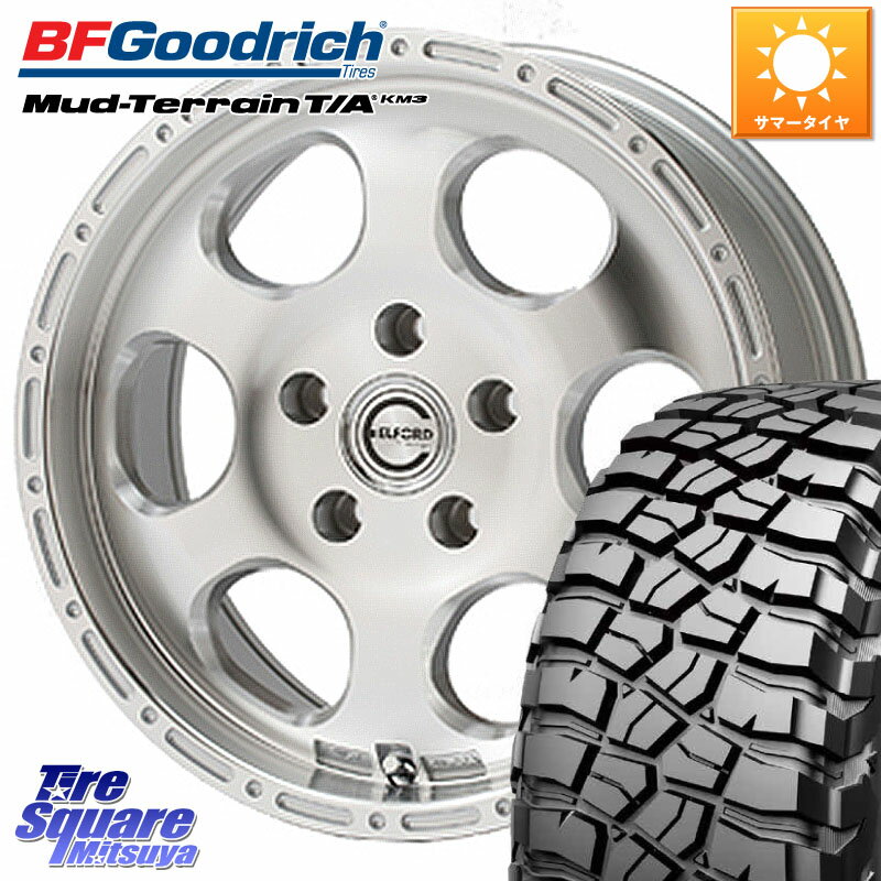 MEIWA Blood Stock One Piece ホイール 17インチ 17 X 8.0J +35 5穴 127 BF Goodrich マッドテレーン KM3 TA T/A グッドリッチ Mud-Terrain T/A 255/75R17 ジープ ラングラー JK JL