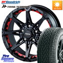 FORCE フォース DENALI デナリー BK 17インチ 17 X 7.5J +38 5穴 127 BF Goodrich Trail-Terrain TA トレイルテレーンT/A アウトラインホワイトレター 245/75R17 ジープ ラングラー JK JL