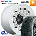 BLACK RHINO FUJI フジ ホイール 17インチ 17 X 8.0J +38 5穴 127 BF Goodrich Trail-Terrain TA トレイルテレーンT/A アウトラインホワイトレター 245/75R17 ジープ ラングラー JK JL