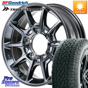 MANARAY MID RMP RACING R25Plus※インセット-25 ホイール 16インチ 16 X 5.5J +0 5穴 139.7 BF Goodrich Trail-Terrain TA トレイルテレーンT/A アウトラインホワイトレター 205/80R16 ジムニー