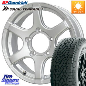 HotStuff BISON BN-04 BN04 ホイール 16インチ 16 X 5.5J +22 5穴 139.7 BF Goodrich Trail-Terrain TA トレイルテレーンT/A アウトラインホワイトレター 205/80R16 ジムニー