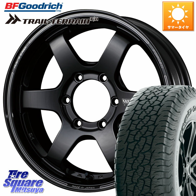 RAYS 【欠品次回9月末】 VOLK RACING TE37SB ボルクレーシング ホイール 18インチ 18 X 8.0J +38 6穴 139.7 BF Goodrich Trail-Terrain TA トレイルテレーンT/A アウトラインホワイトレター 265/60R18 トライトン