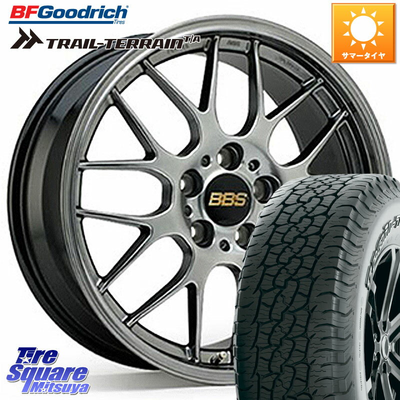 BBS RG-R 鍛造1ピース ホイール 17インチ 17 X 7.0J +42 5穴 114.3 BF Goodrich Trail-Terrain TA トレイルテレーンT/A アウトラインホワイトレター 235/65R17 RAV4 デリカ D5 D:5