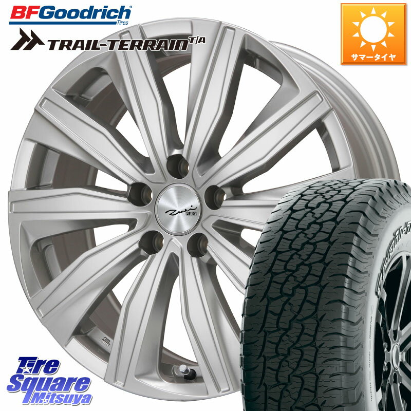 KYOHO EURO ZWEI ツヴァイ FK-10 シルバー 17 X 7.0J(LANDROVER EVOQUE LZ2) +50 5穴 108 BF Goodrich Trail-Terrain TA トレイルテレーンT/A アウトラインホワイトレター 235/65R17 ランドローバー イヴォーク