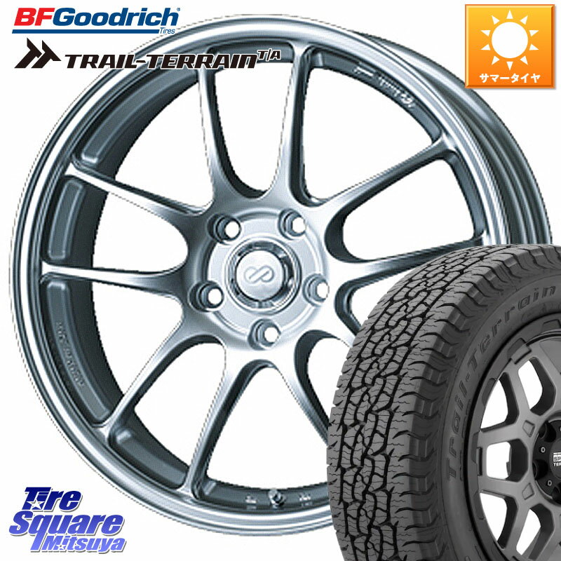 ENKEI エンケイ PerformanceLine PF01 ホイール 18 X 7.0J +48 5穴 114.3 BF Goodrich Trail-Terrain TA トレイルテレーンT/A ブラックウォール 235/60R18 RAV4 CX-60