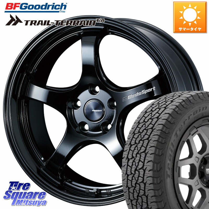 WEDS 72774 RN-05M ウェッズ スポーツ ホイール 18インチ 18 X 7.5J +45 5穴 114.3 BF Goodrich Trail-Terrain TA トレイルテレーンT/A ブラックウォール 225/60R18 アウトバック