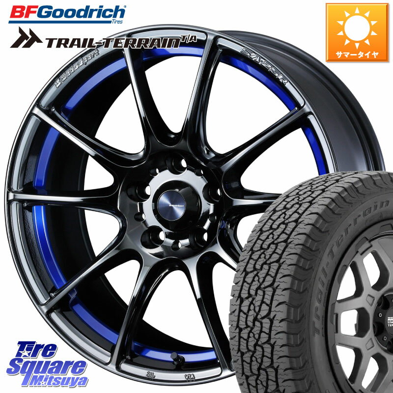 WEDS 【欠品次回07月中旬】 SA-25R ウェッズ スポーツ ホイール 18インチ 18 X 7.0J +47 5穴 114.3 BF Goodrich Trail-Terrain TA トレイルテレーンT/A ブラックウォール 235/60R18 RAV4 CX-60