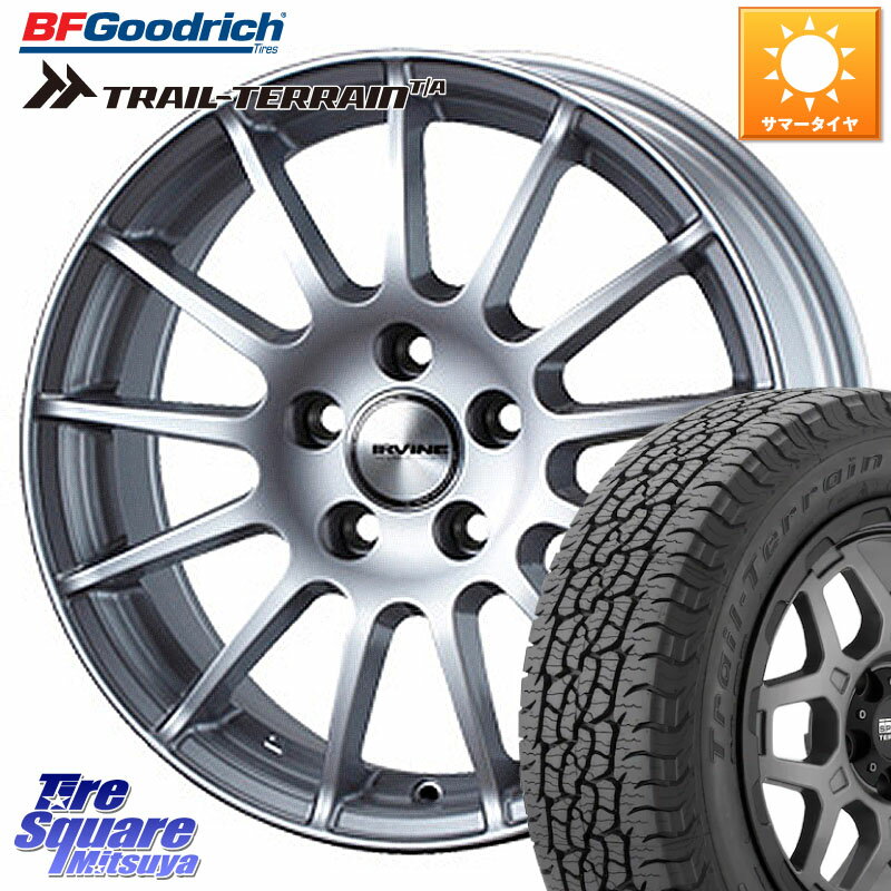 WEDS IR77547R/6 ウェッズ IRVINE F01 ホイール 17インチ 17 X 7.5J(MB X156) +47 5穴 112 BF Goodrich Trail-Terrain TA トレイルテレーンT/A ブラックウォール 215/60R17