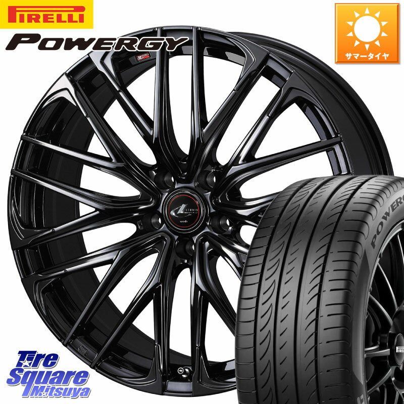 WEDS 【欠品次回5月中旬】 40966 レオニス LEONIS SK ホイール 18インチ 18 X 7.0J +47 5穴 114.3 ピレリ POWERGY パワジー サマータイヤ 235/60R18 RAV4 CX-60