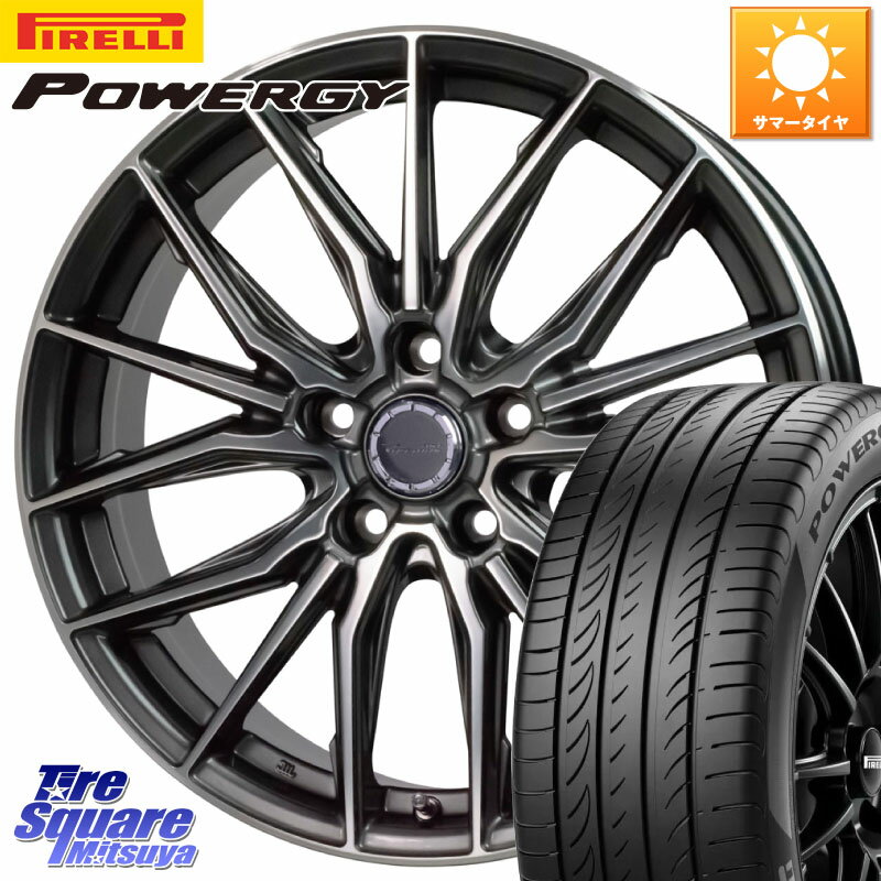 HotStuff Precious AST M4 プレシャス アスト M4 5H ホイール 18インチ 18 X 8.0J +42 5穴 114.3 ピレリ POWERGY パワジー サマータイヤ 235/60R18 RAV4 エクストレイル デリカ D5 D:5