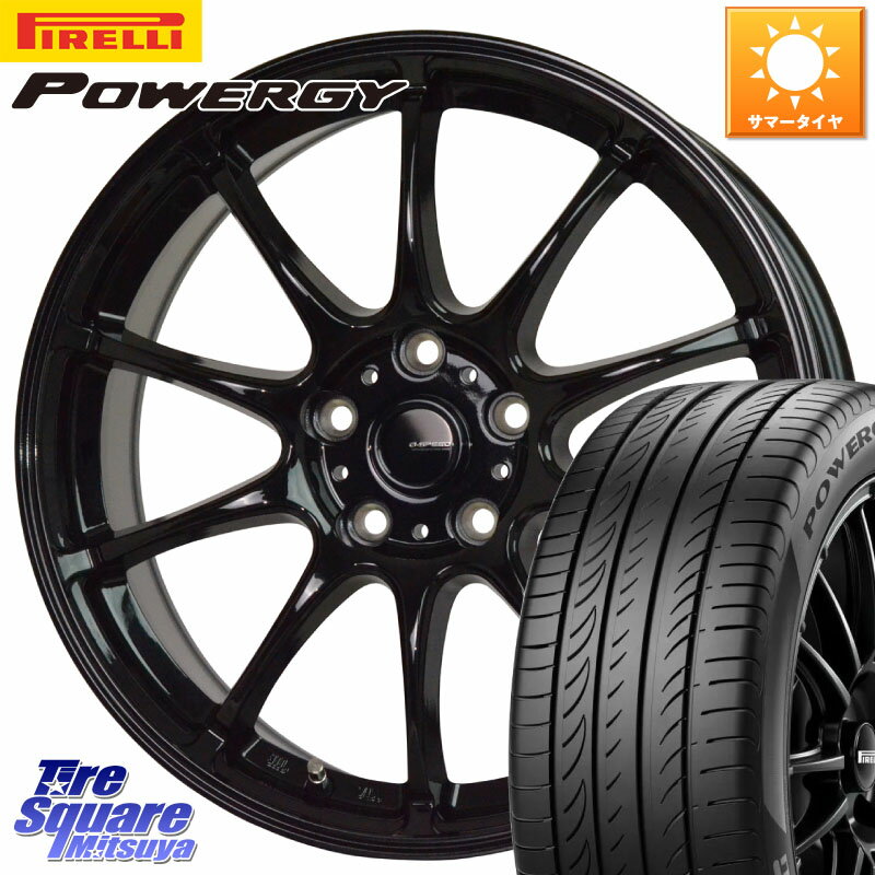 HotStuff G.SPEED G-07 ホイール 17インチ 17 X 7.0J +45 5穴 100 ピレリ POWERGY パワジー サマータイヤ 225/45R17 86