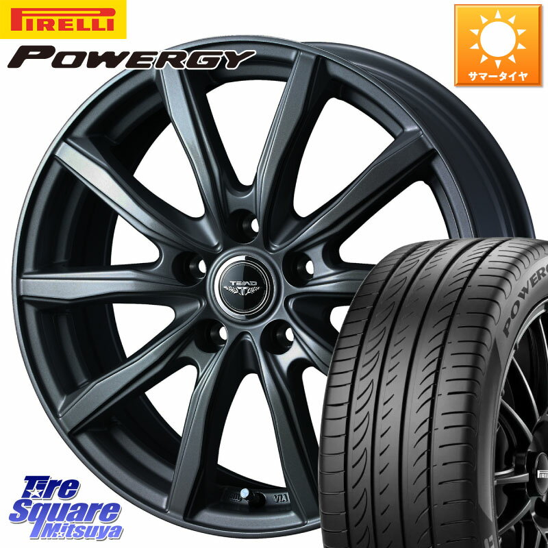 WEDS TEAD SH 特価 ホイール 16インチ 16 X 6.5J +47 5穴 114.3 ピレリ POWERGY パワジー サマータイヤ 205/65R16