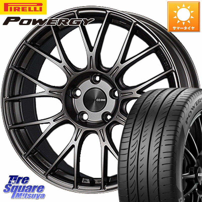 ENKEI エンケイ PerformanceLine PFM1 18インチ 18 X 8.5J +45 5穴 114.3 ピレリ POWERGY パワジー サマータイヤ 245/45R18