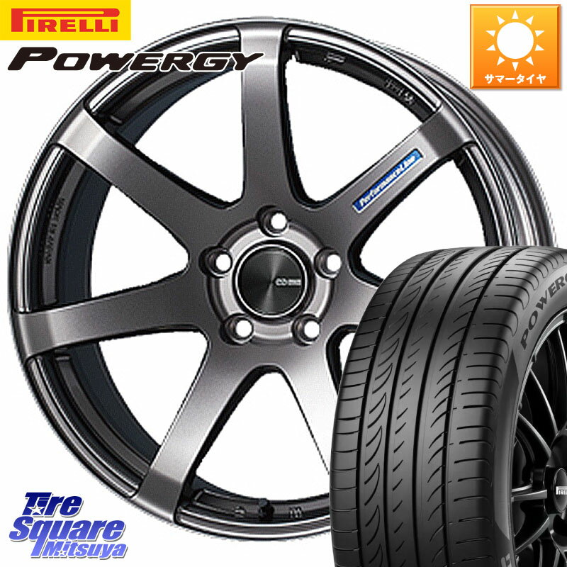 ENKEI エンケイ PerformanceLine PF07 DS ホイール 15 X 6.0J +45 4穴 100 ピレリ POWERGY パワジー サマータイヤ 185/65R15 アクア ノート