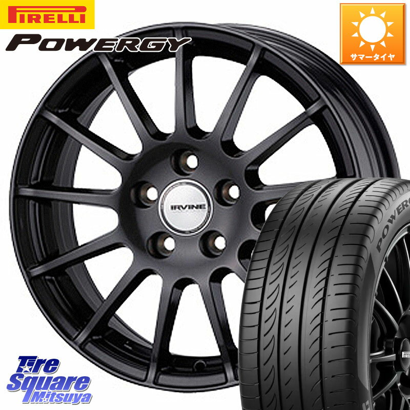 WEDS IR77048R/6G ウェッズ IRVINE F01 ホイール 17インチ 17 X 7.0J(MB C118) +48 5穴 112 ピレリ POWERGY パワジー サマータイヤ 205/55R17 メルセデスベンツCLAクラス