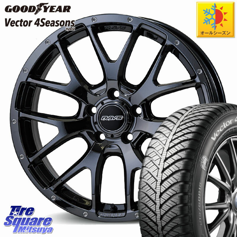 グッドイヤー ベクター Vector 4Seasons Hybrid オールシーズンタイヤ 225/45R18 RAYS 【欠品次回4~5月..