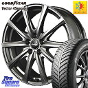 グッドイヤー ベクター Vector 4Seasons Hybrid オールシーズンタイヤ 215/60R17 MANARAY MID EuroSpeed ユーロスピード V25 平座仕様(トヨタ車専用) 17インチ 17 X 7.0J +47 5穴 114.3 C-HR