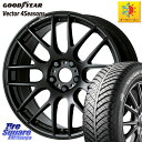 エクストレイル グッドイヤー ベクター Vector 4Seasons Hybrid オールシーズンタイヤ 215/55R18 WORK ワーク EMOTION エモーション M8R MBL 18インチ 18 X 7.5J +38 5穴 114.3