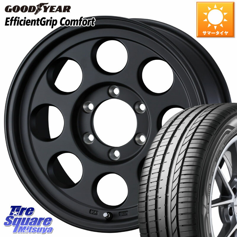 WEDS JIMLINE TYPE2 16インチ 16 X 6.5J +25 6穴 139.7 グッドイヤー EffcientGrip Comfort サマータイヤ 215/60R16