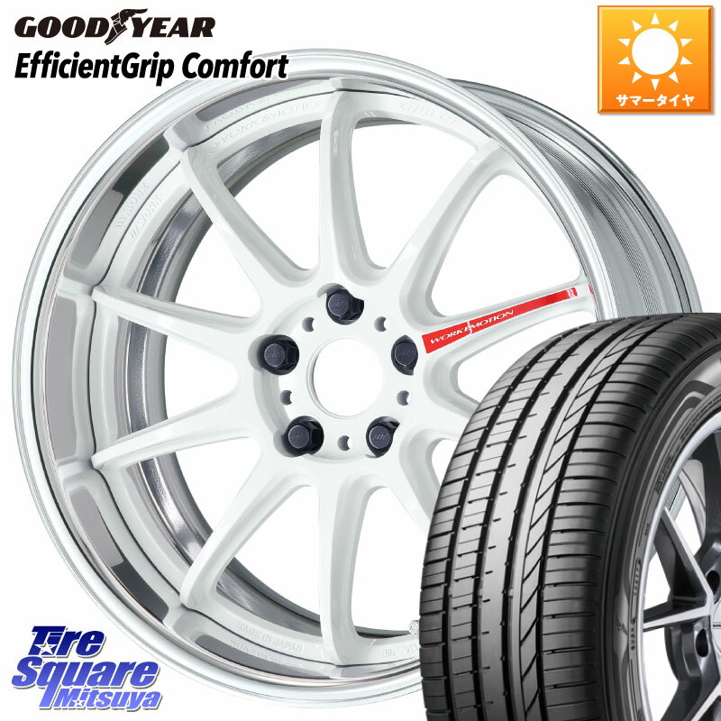 WORK EMOTION ZR10 L Disk AZW 19インチ 2ピース 19 X 8.0J +45 5穴 114.3 グッドイヤー EffcientGrip Comfort サマータイヤ 245/35R19 WRX S4 インプレッサ