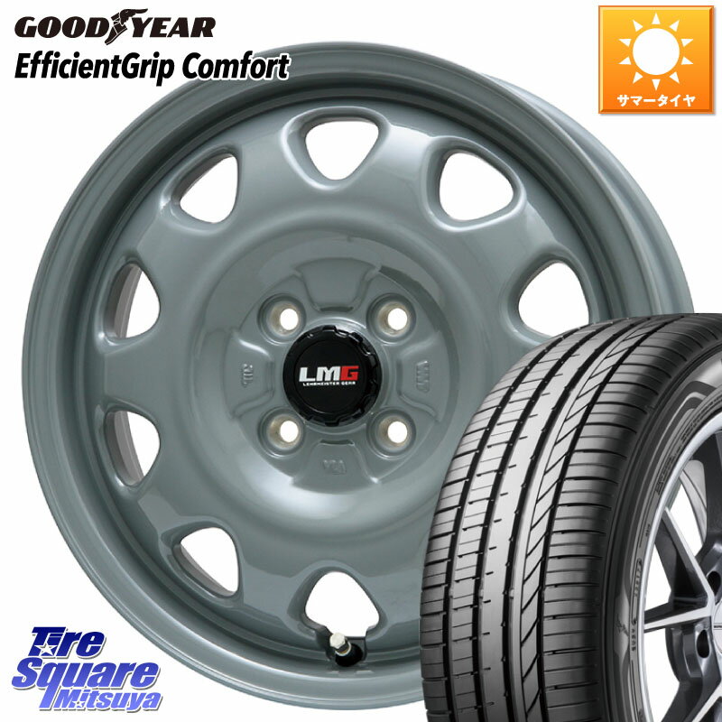 LEHRMEISTER レアマイスター LMG OFF STYLE ホイール 14インチ 14 X 4.5J +45 4穴 100 グッドイヤー EffcientGrip Comfort サマータイヤ 155/65R14