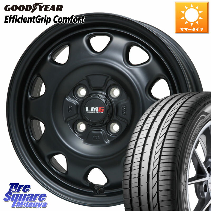 LEHRMEISTER レアマイスター LMG OFF STYLE ホイール 14インチ 14 X 4.5J +45 4穴 100 グッドイヤー EffcientGrip Comfort サマータイヤ 155/65R14