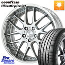 WORK Lanvec LM7 O Disk 19インチ 2ピース 19 X 8.5J +50 5穴 114.3 グッドイヤー EffcientGrip Comfort サマータイヤ 245/45R19 E52エルグランド SK系フォレスター(2)