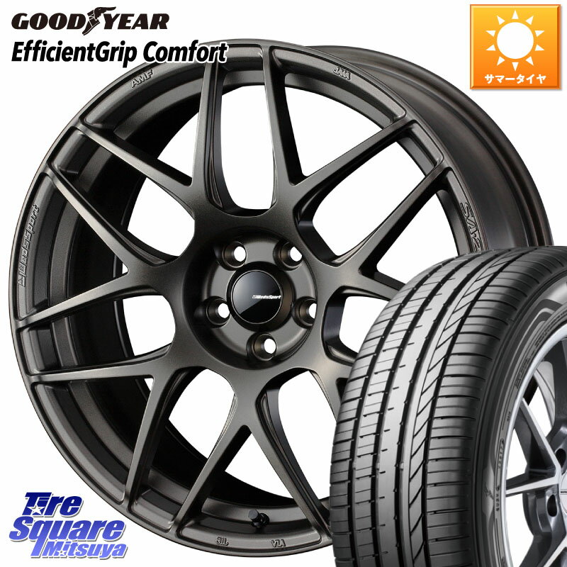 WEDS 74187 SA-27R ウェッズ スポーツ ホイール 17インチ 17 X 7.0J +48 5穴 114.3 グッドイヤー EffcientGrip Comfort サマータイヤ 215/45R17 セレナ ステップワゴン セレナ