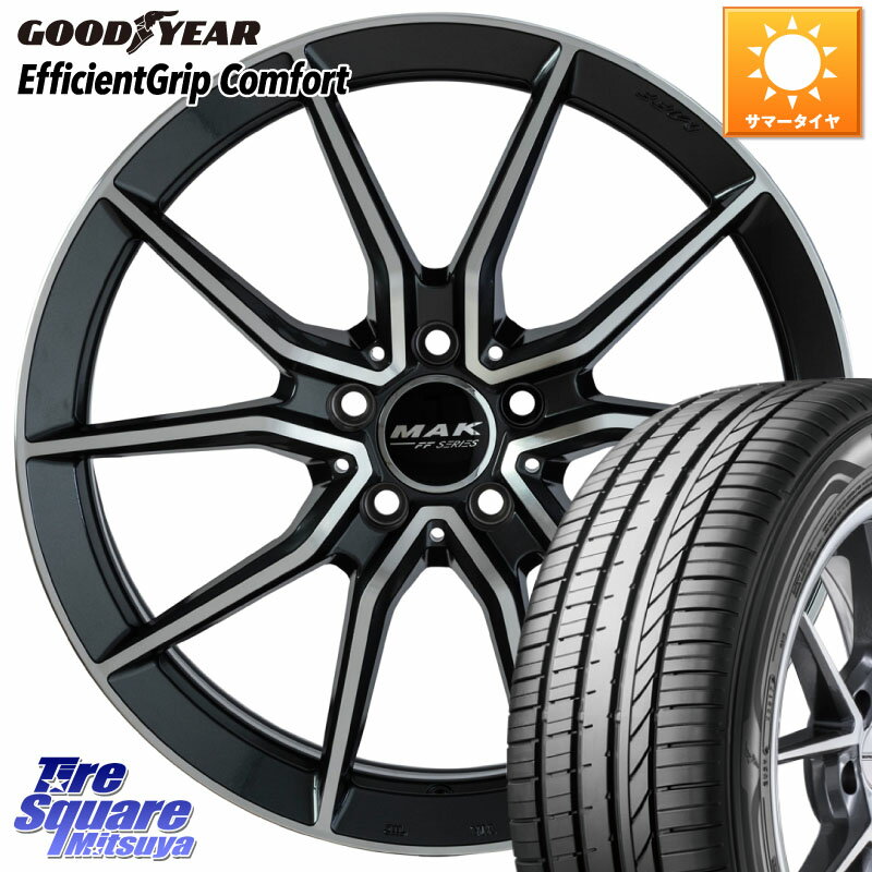  MAK ARGENTO FF ۥ 18 18 X 8.0J(MB W206AT) +40 5 112 åɥ䡼 EffcientGrip Comfort ޡ 245/45R18 륻ǥ٥ C饹