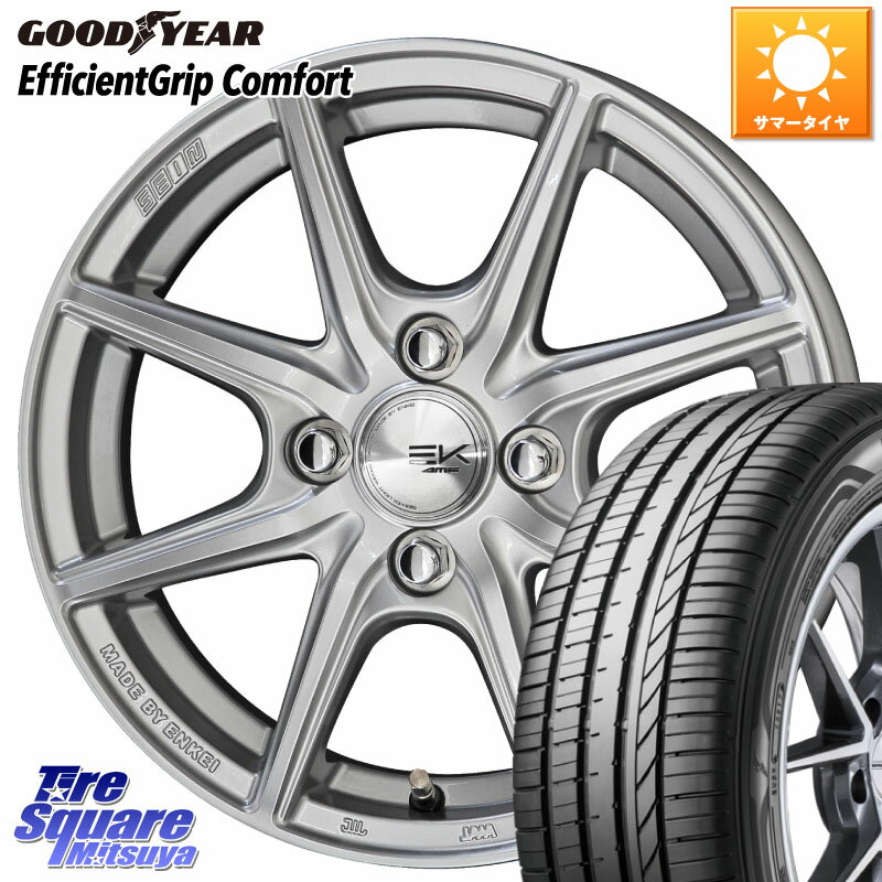 KYOHO SEIN EK ザインEK ホイール 14インチ 14 X 4.5J +45 4穴 100 グッドイヤー EffcientGrip Comfort サマータイヤ 155/55R14