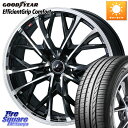 WEDS LEONIS MV レオニス MV ホイール 16インチ 16 X 6.5J +47 5穴 114.3 グッドイヤー EffcientGrip Comfort サマータイヤ 205/55R16 ステップワゴン