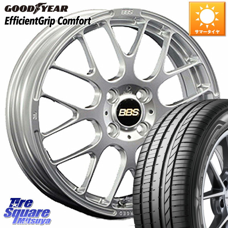 BBS RP 鍛造1ピース ホイール 15インチ 15 X 5.0J +45 4穴 100 グッドイヤー EffcientGrip Comfort サマータイヤ 165/55R15