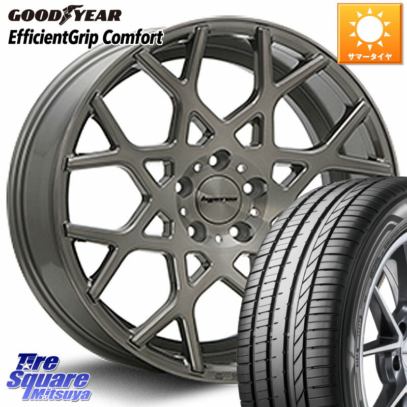 MLJ huperion ハイペリオン CVZ ホイール 19インチ 19 X 8.5J +45 5穴 114.3 グッドイヤー EffcientGrip Comfort サマータイヤ 225/40R19 RX-8