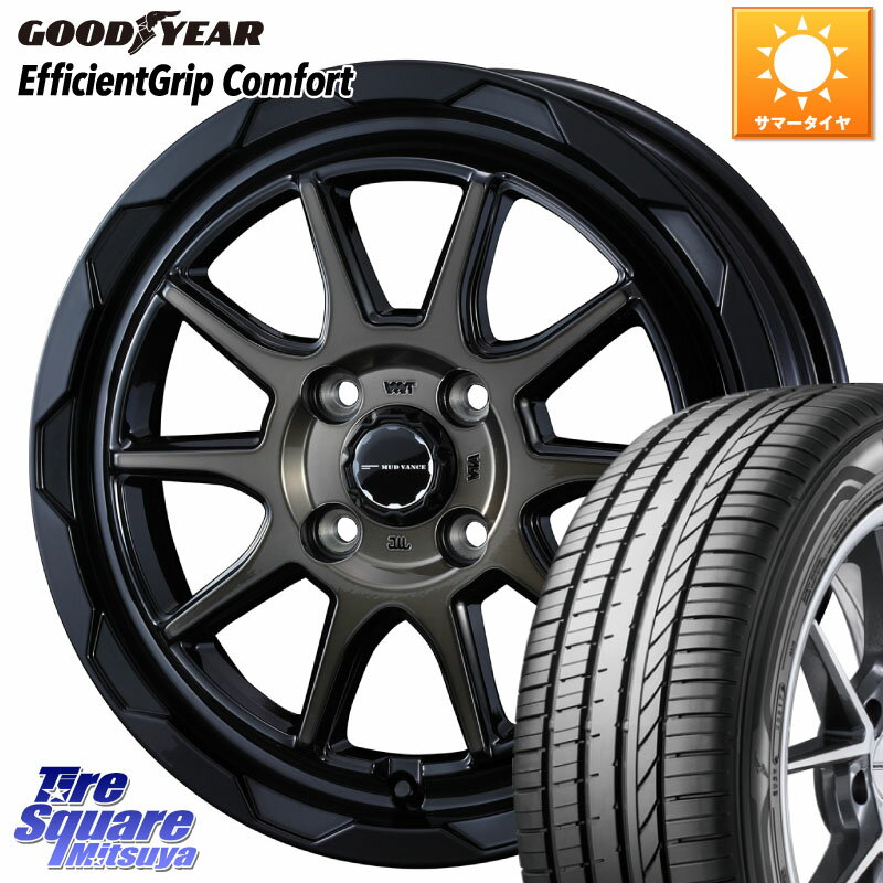 WEDS ޥåɥ 06 MUD VANCE 06 å 14 14 X 4.5J +45 4 100 åɥ䡼 EffcientGrip Comfort ޡ 165/55R14