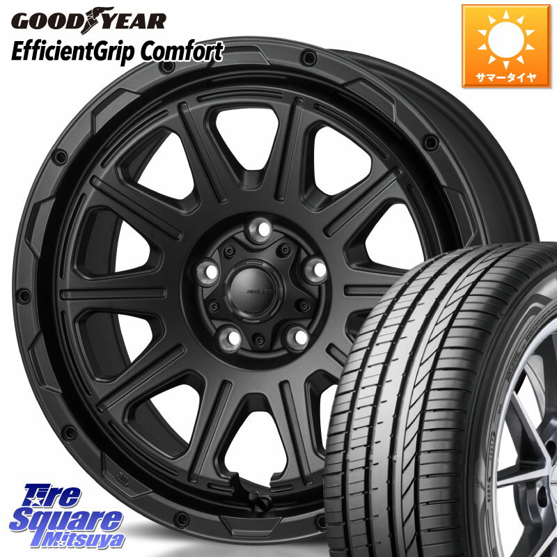 MONZA HI-BLOCK REGULES BK 16インチ 16 X 6.0J +40 4穴 100 グッドイヤー EffcientGrip Comfort サマータイヤ 195/45R16 ノート サクシード ルーミー