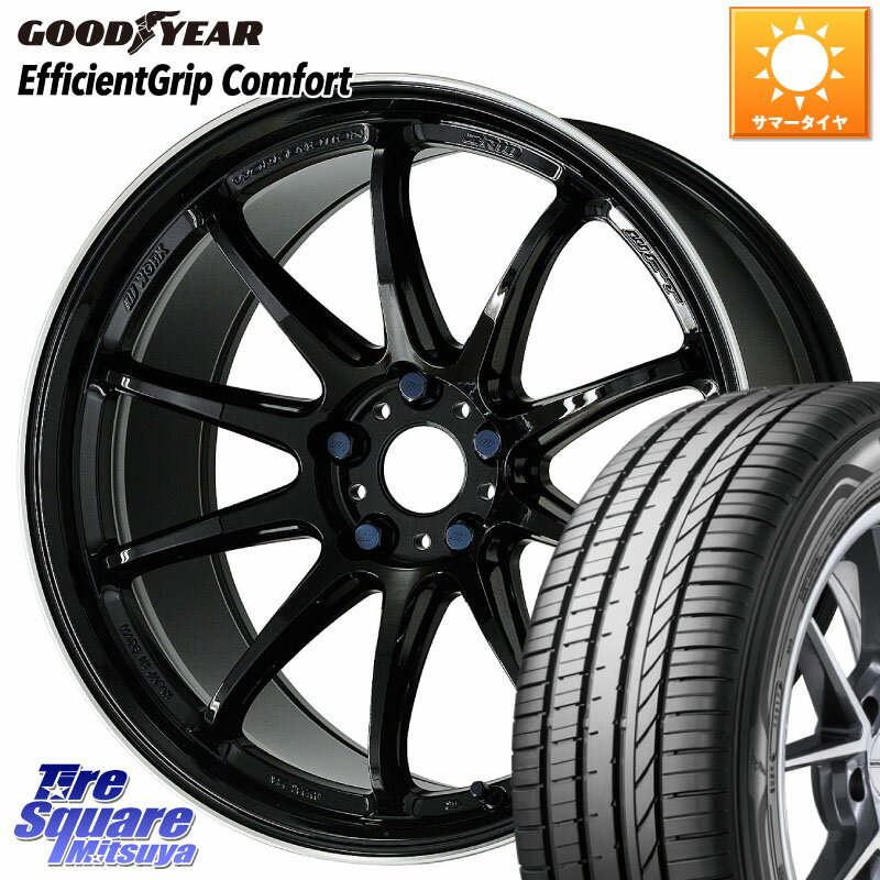 WORK ワーク EMOTION エモーション ZR10 19インチ 19 X 8.5J(EVO10 CZ4A) +30 5穴 114.3 グッドイヤー EffcientGrip Comfort サマータイヤ 245/35R19 ランエボ10キャリパー対応！