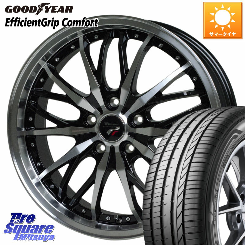 HotStuff Precious プレシャス HM3 HM-3 18インチ 18 X 8.0J +42 5穴 114.3 グッドイヤー EffcientGrip Comfort サマータイヤ 245/45R18