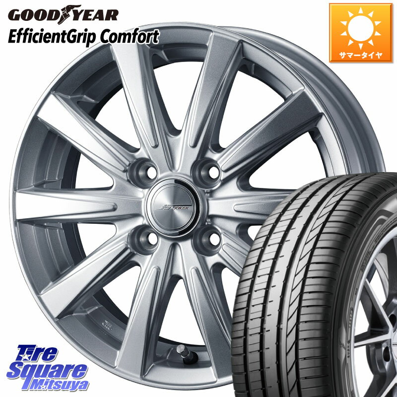 WEDS ジョーカースピリッツ ホイール 14 X 4.5J +45 4穴 100 グッドイヤー EffcientGrip Comfort サマータイヤ 165/55R14 ゼスト