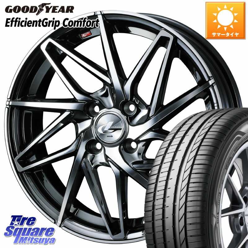 WEDS 40575 レオニス LEONIS IT 16インチ 16 X 6.0J +42 4穴 100 グッドイヤー EffcientGrip Comfort サマータイヤ 195/45R16 サクシード ルーミー