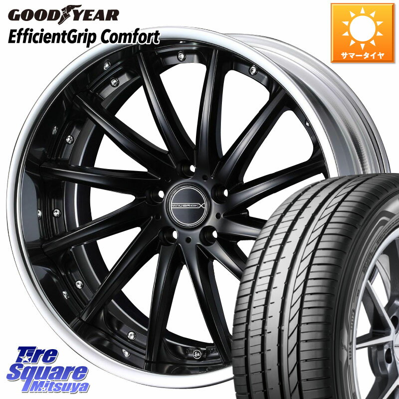 WEDS MAVERICK 1212F LoDisk 18インチ 2ピース 18 X 8.5J +47 5穴 100 グッドイヤー EffcientGrip Comfort サマータイヤ 215/40R18 86