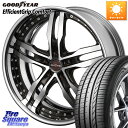 KYOHO SHALLEN XF-55 LowType Disk18インチ 2ピース 18 X 7.5J +40 5穴 114.3 グッドイヤー EffcientGrip Comfort サマータイヤ 215/40R18(2)