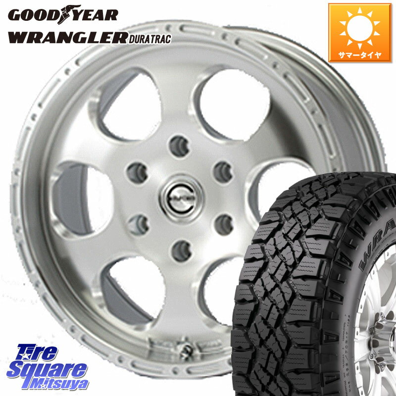 MEIWA Blood Stock One Piece ホイール 17インチ 17 X 8.0J +30 6穴 139.7 グッドイヤー WRANGLER DURATRAC ラングラー デュラトラック 265/70R17 トライトン