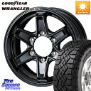 WEDS KEELER TACTICS ブラック ホイール 4本 16インチ 16 X 7.0J +5 6穴 139.7 グッドイヤー WRANGLER DURATRAC ラングラー デュラトラック 245/75R16