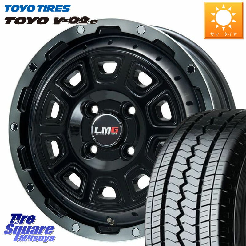 LEHRMEISTER レアマイスター LMG DS-10 DS10 12インチ 12 X 4.0J +42 4穴 100 TOYOTIRES トーヨー V-02e V02e 在庫● 80/78 軽トラ 軽バン 145R12 6PR互換サイズ 145/80R12 80*78