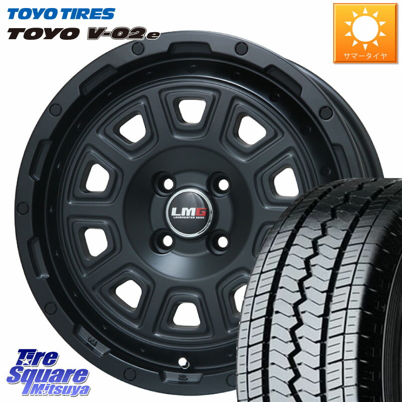 LEHRMEISTER レアマイスター LMG DS-10 DS10 12インチ 12 X 4.0J +42 4穴 100 TOYOTIRES トーヨー V-02e V02e 軽トラ サマータイヤ 145/*R12 8PR