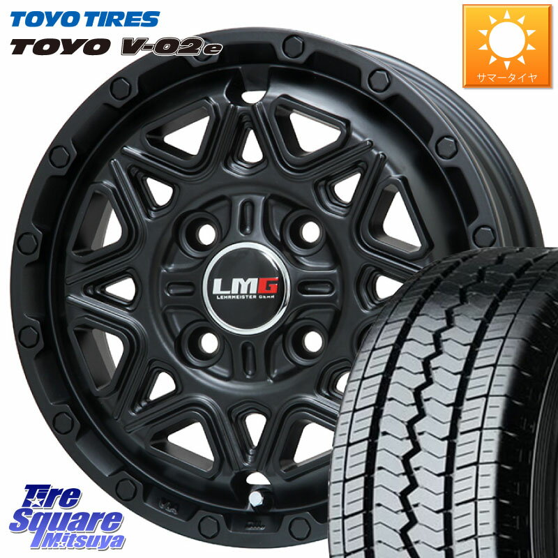 LEHRMEISTER レアマイスター LMG MONTAGNA モンタグナ ホイール 12インチ 12 X 4.0J +42 4穴 100 TOYOTIRES トーヨー V-02e V02e 在庫● 80/78 軽トラ 軽バン 145R12 6PR互換サイズ 145/80R12 80*78