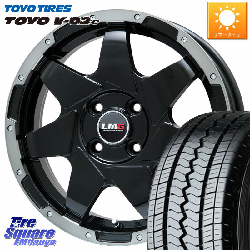 LEHRMEISTER レアマイスター LMG SHURIKEN シュリケン ホイール 12インチ 12 X 4.0J +42 4穴 100 TOYOTIRES トーヨー V-02e V02e 在庫● 80/78 軽トラ 軽バン 145R12 6PR互換サイズ 145/80R12 80*78